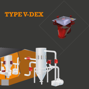 V-DEX diverter for explosion venting: Illustration - Safevent
