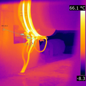 Temperatur Overvågning gennem IR kamera