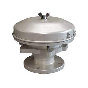 Deflagration (end-of-line with automatic opening hood) flame arrester: Product image 01