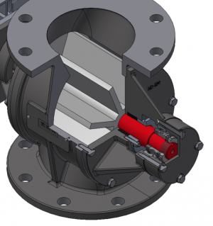 Rotary valve (dosing), Type MD-150: Profile - Safevent